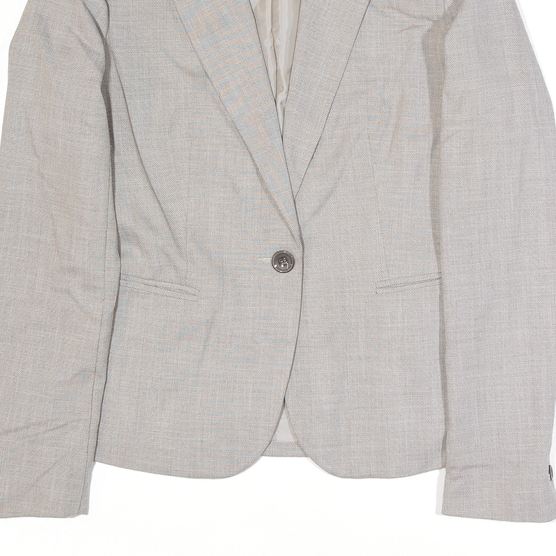ZARA BASIC Grey Blazer Jacket Womens S