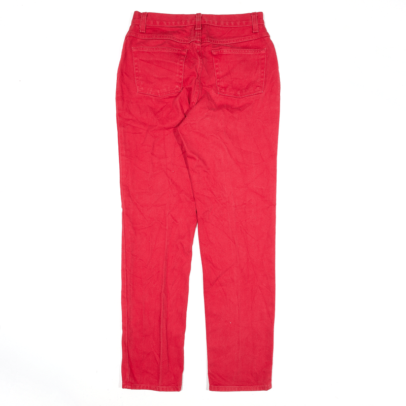 Vintage JEANOLOGY Jeans Red Denim Regular Mom Womens W28 L31