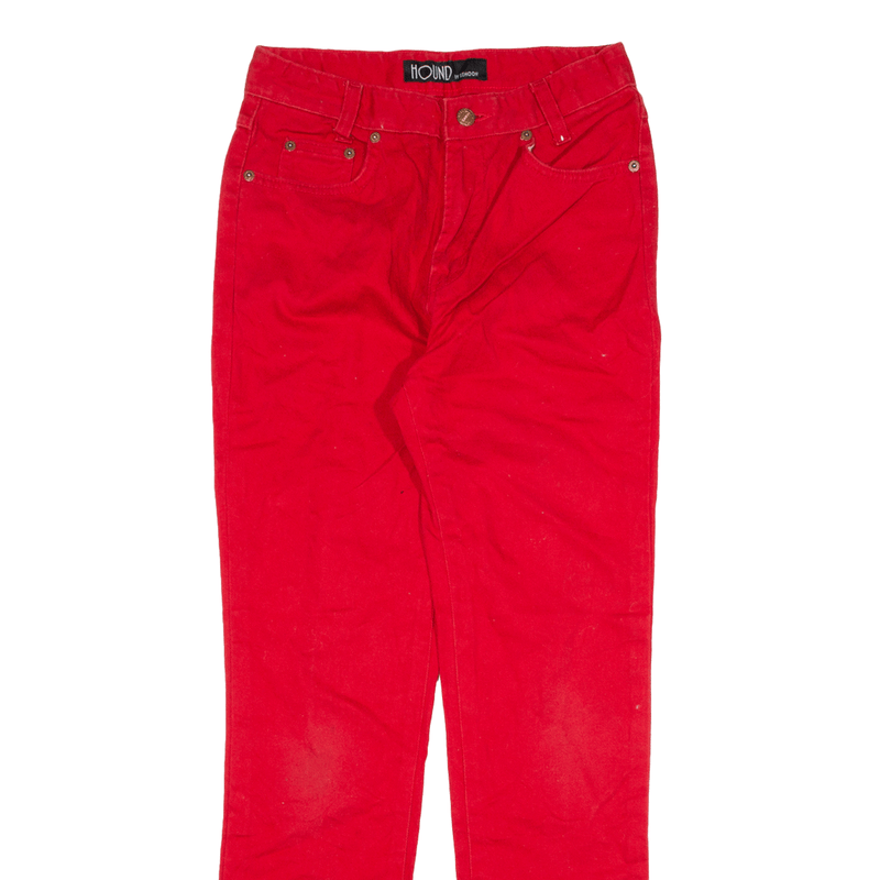 HOUND Jeans Red Denim Slim Straight Womens W26 L29