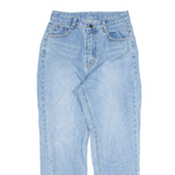 Jeans Blue Denim Relaxed Tapered Womens W24 L25