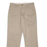 DOCKERS Trousers Beige Regular Straight Mens W34 L32