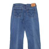 LEVI'S 512 Jeans Blue Denim Regular Bootcut Womens W32 L30
