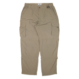 CRANE Cargo Zip-off Trousers Beige Relaxed Straight Mens W30 L28