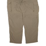 CRANE Cargo Zip-off Trousers Beige Relaxed Straight Mens W30 L28