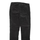 CHAPS Corduroy Trousers Grey Slim Straight Womens W28 L31