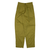 Trousers Green Relaxed Tapered Womens W27 L34