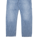 LEVI'S 505 Jeans Mens Blue Regular Straight Denim Stone Wash W36 L32
