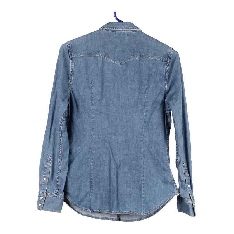 Vintage blue Levis Denim Shirt - womens x-small