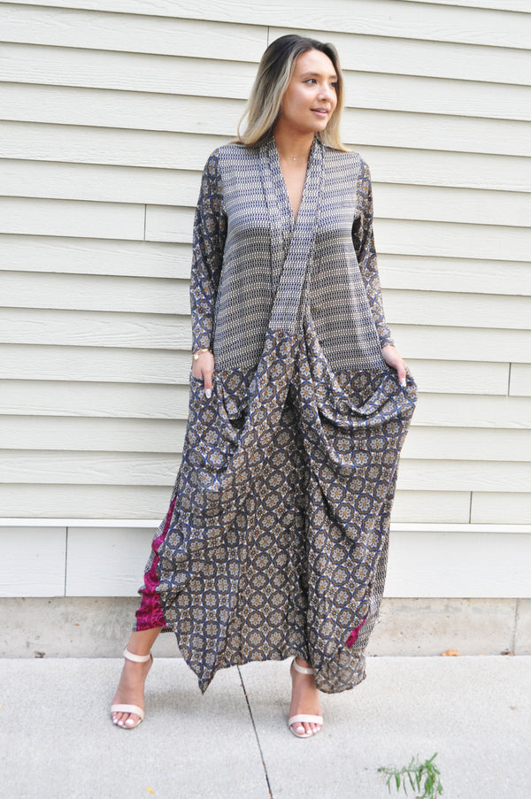 Eccentric Caftan - Wholesale - Upcycled ***Available to pre-order spring 2023***