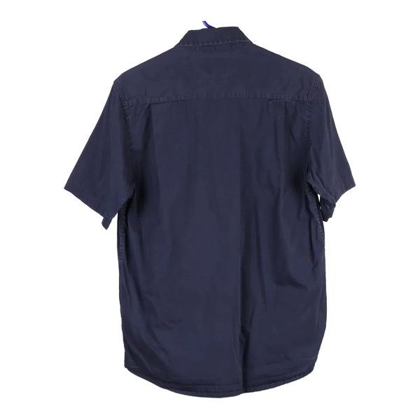 Vintagenavy Wrangler Short Sleeve Shirt - mens large