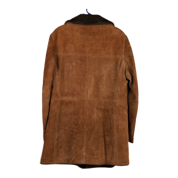 Unbranded Trench Coat - Medium Brown Suede