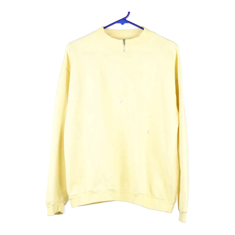 Vintage yellow Liberty Sweatshirt - womens x-large