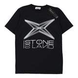 Vintage black 14 Years Stone Island T-Shirt - boys medium