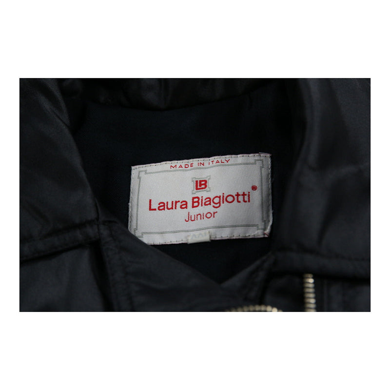 Vintage black 16 Years Laura Biagiotti Coat - girls large