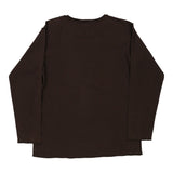 Vintage brown 16 Years Armani Long Sleeve T-Shirt - boys x-large