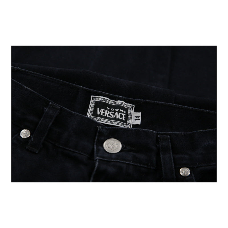14 Years Versace Jeans - 26W 29L Black Cotton