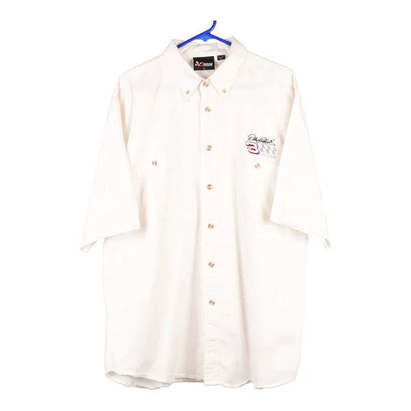 Vintage white Dale Earnhardt Chase Authentics Short Sleeve Shirt - mens large