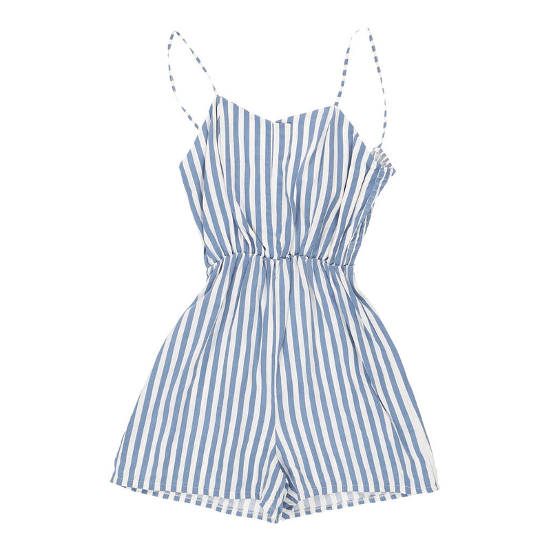 Vintage Unbranded Playsuit - Small Blue Cotton