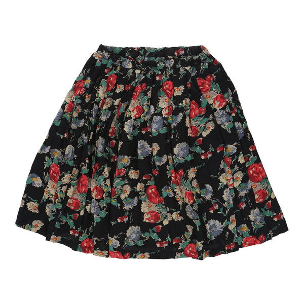 Vintage Unbranded Skirt - 30W UK 10 Black Viscose