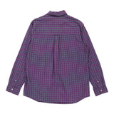 Vintage Chaps Ralph Lauren Check Shirt - Medium Purple Cotton - Thrifted.com