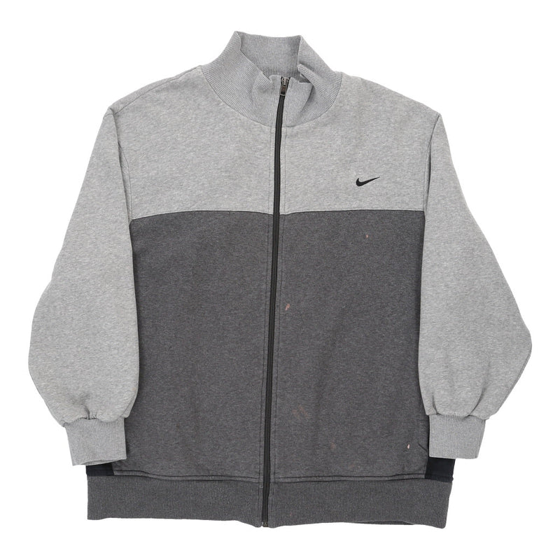 congestie salto hoofdonderwijzer Vintage Nike Track Jacket - XL Grey Cotton Blend – Cerqular