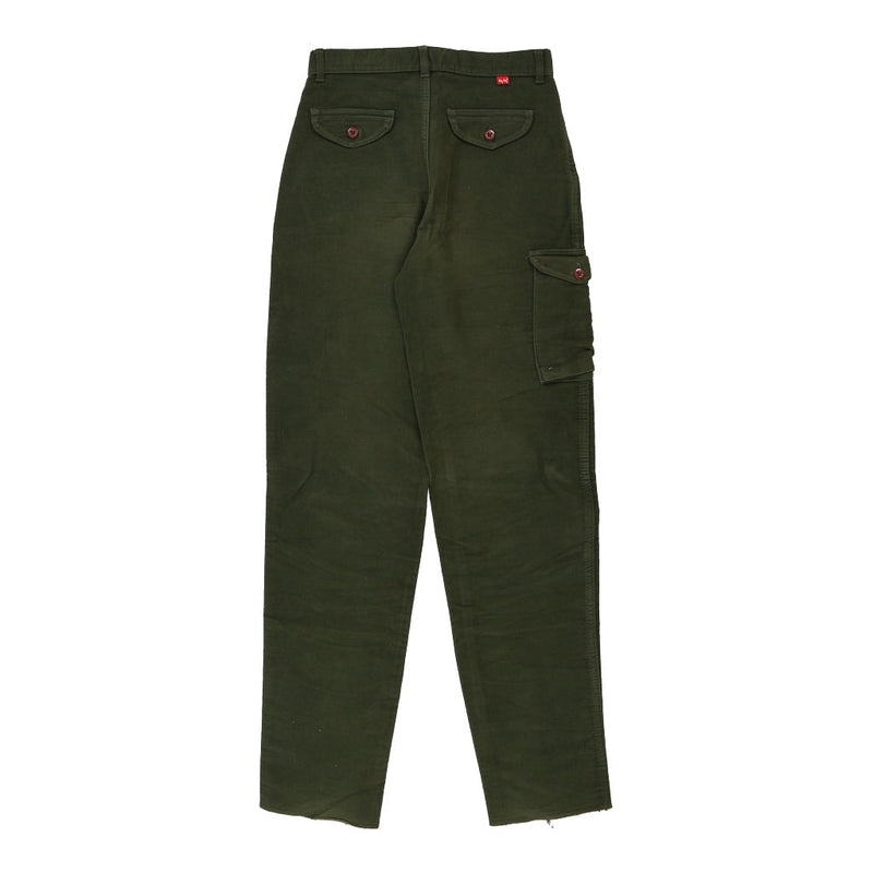 33 Cargo Trousers - 28W UK 8 Khaki Cotton