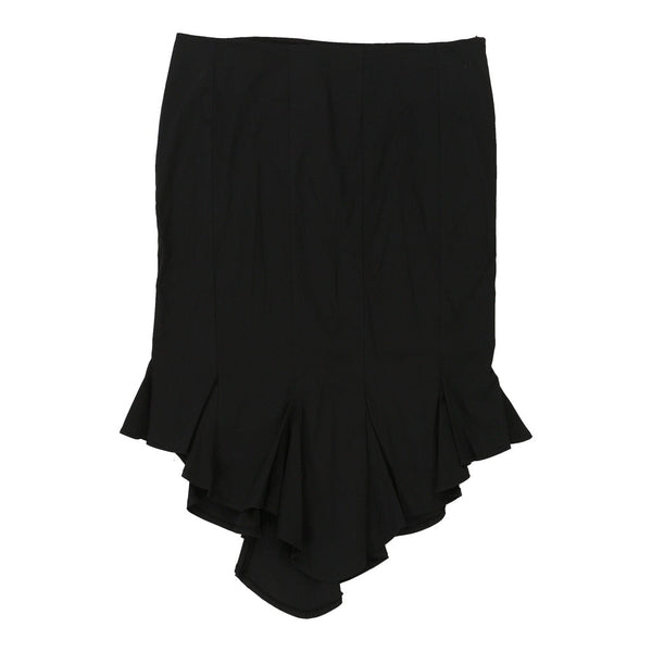 Ermanno Scervino Skirt - 30W UK 10 Black Cotton