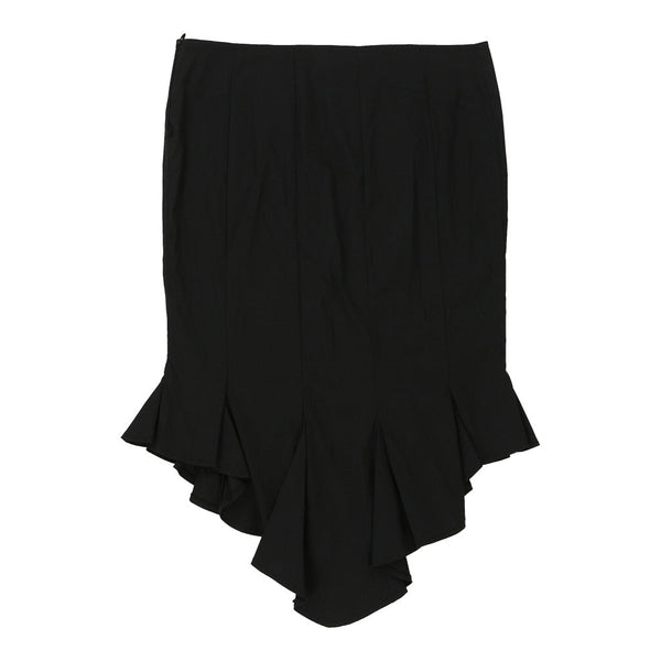 Ermanno Scervino Skirt - 30W UK 10 Black Cotton