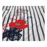 Les Copains Striped Skirt - 33W UK 14 White Cotton Blend