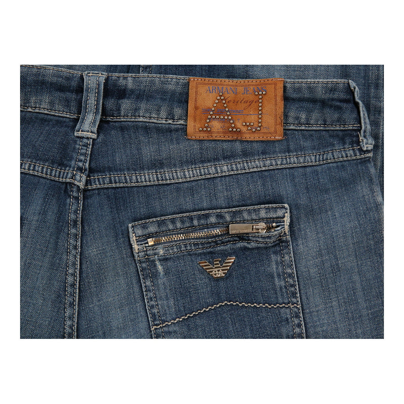 Armani Jeans Jeans - 31W UK 10 Blue Cotton