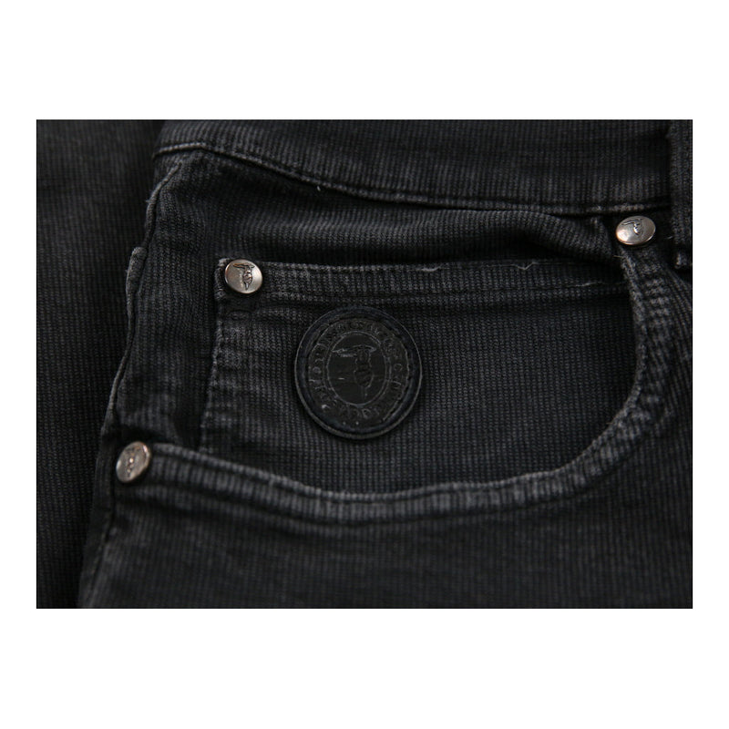 Trussardi Jeans - 30W UK 10 Black Cotton