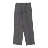 Valentino Pinstripe Trousers - 30W 31L Grey Wool