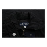 Armani Jeans Jacket - Medium Black Nylon