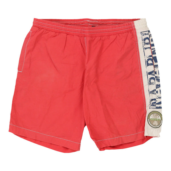Napapijri Swim Shorts - XL Red Cotton Blend