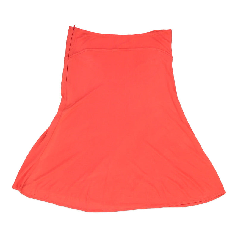 Versace Classic Skirt - 31W UK 12 Orange Viscose