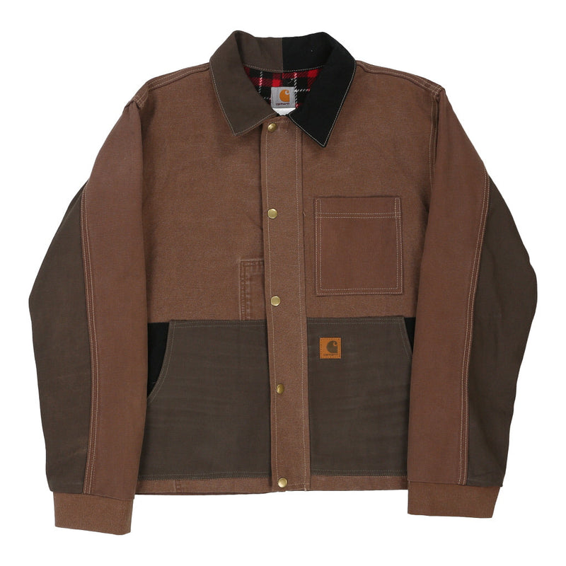 Vintageblock colour Reworked Carhartt Jacket - mens x-large