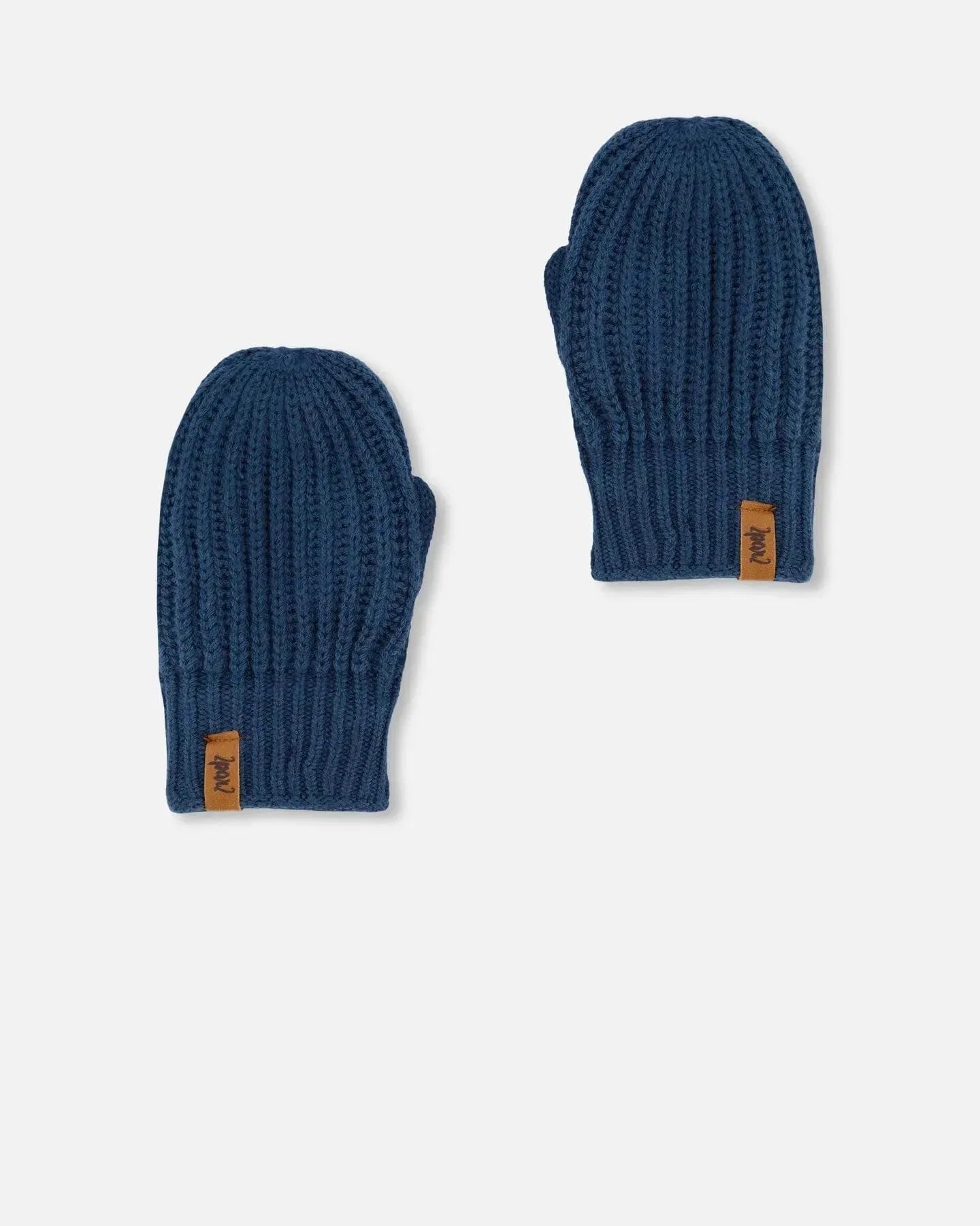 Knitted Mittens Navy