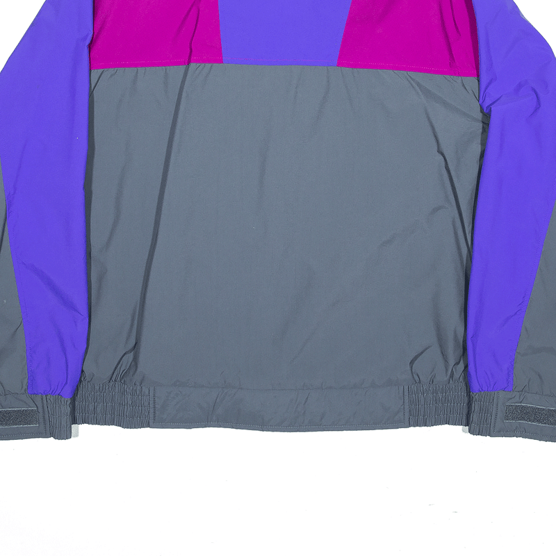 WOOLRICH Rain Coat Grey Nylon Colourblock Mens XL