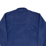 ADIDAS Mens Fleece Jacket Blue L