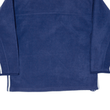 ADIDAS Mens Fleece Jacket Blue L