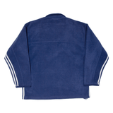 ADIDAS Mens Fleece Jacket Blue L