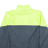 STARTER Neon Green Colourblock Lightweight Shell Jacket Mens S