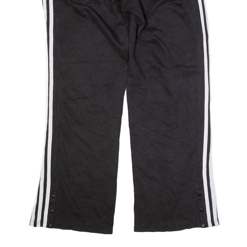 ADIDAS Sweatpants Black Regular Straight Womens L W36 L32