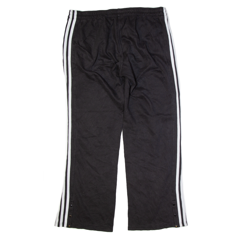 ADIDAS Sweatpants Black Regular Straight Womens L W36 L32