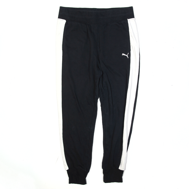 PUMA Joggers Black Regular Tapered Womens XL W34 L28