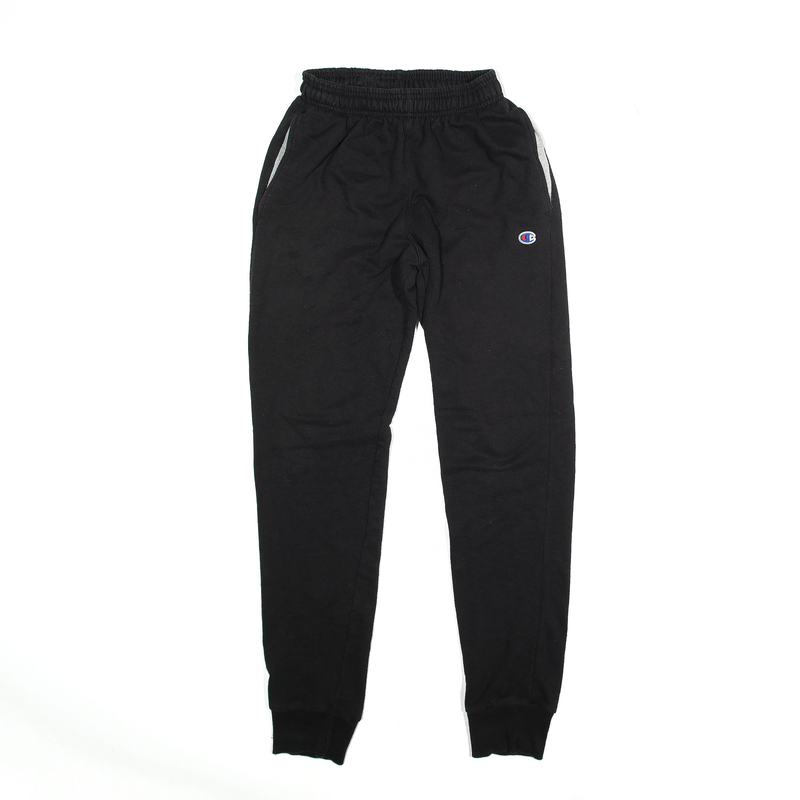 CHAMPION Joggers Black Regular Tapered Mens S W22 L30