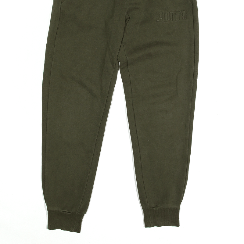 PUMA Khaki Joggers Green Regular Straight Mens S W28 L28