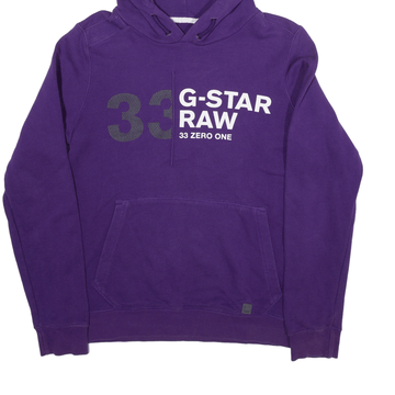 Womens Hoodie Purple – Pullover G-STAR Cerqular M RAW