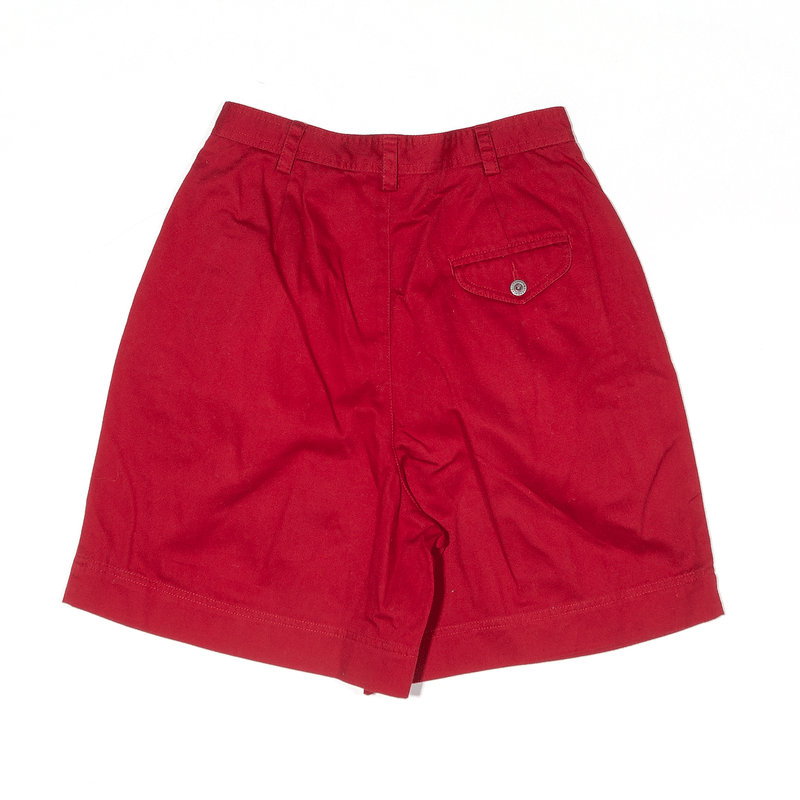 LIZ CLAIBORNE SPORT Shorts Red Relaxed Casual Womens XS W26