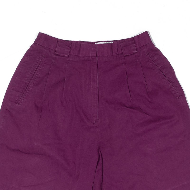 IZOD CLUB Shorts Purple 90s Regular Casual Womens XS W26